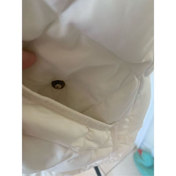 J Crew White Cream Quilted Vest - Picture 4 of 12